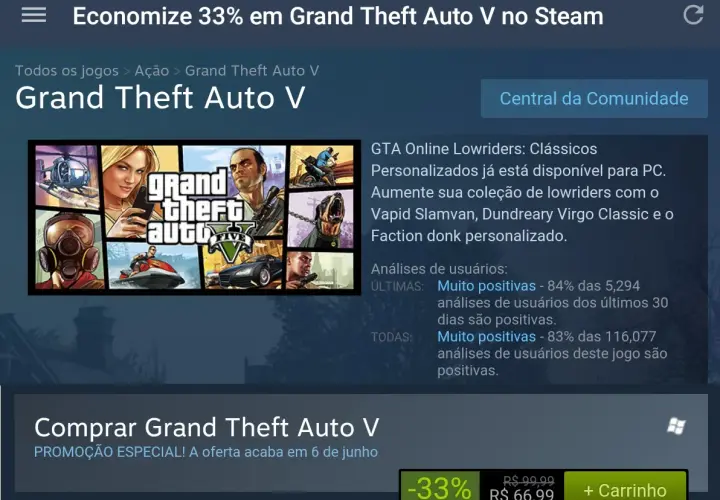 Ile kosztuje GTA 5 na Steam? Sprawdź aktualną cenę i oszczędzaj teraz!