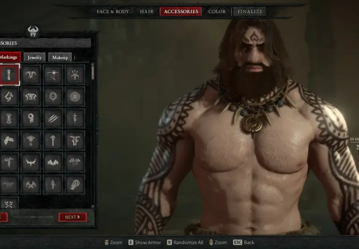 Tworzenie postaci w Diablo 4: wybór tatuaży i ozdób. Sprawdź diablo 4 wymagania, by cieszyć się grą.