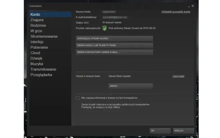 Jak aktywować Steam Guard i zabezpieczyć swoje konto przed utratą