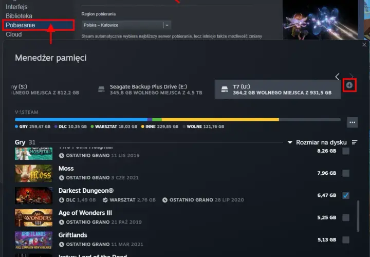 Jak przenieść grę na inny dysk w Steam i uniknąć problemów z wydajnością