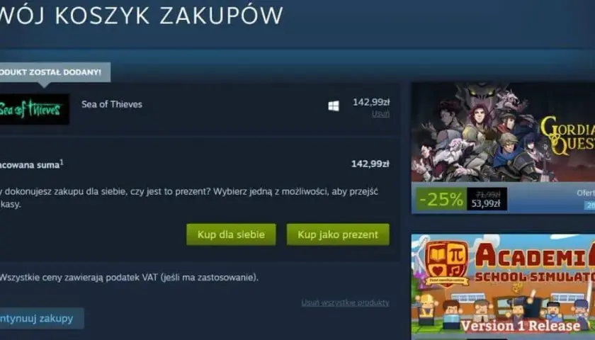 Jak kupić grę na Steam - uniknij najczęstszych błędów i oszczędzaj