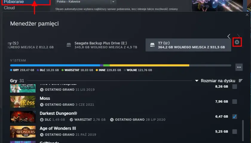 Jak przenieść grę na inny dysk w Steam i uniknąć problemów z wydajnością